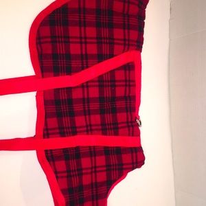 Dog Jacket Red Plaid sz Lg